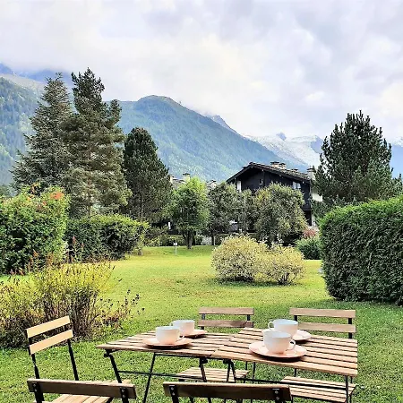 아파트 Vue Mont Blanc Avec Jardin