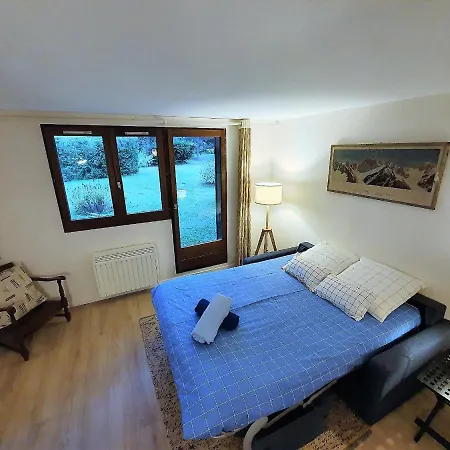 Vue Mont Blanc Avec Jardin Appartamento