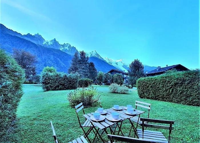 Apartment Vue Mont Blanc Avec Jardin Chamonix